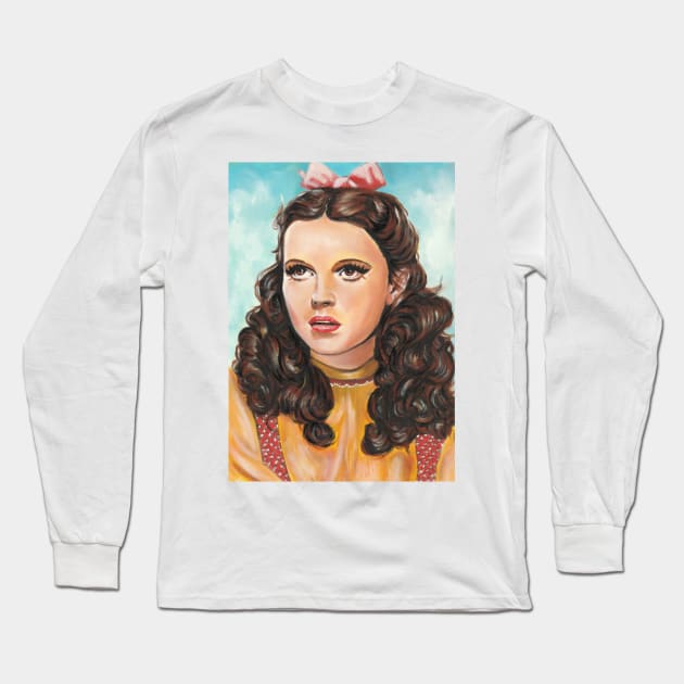 Judy Garland Long Sleeve T-Shirt by Svetlana Pelin